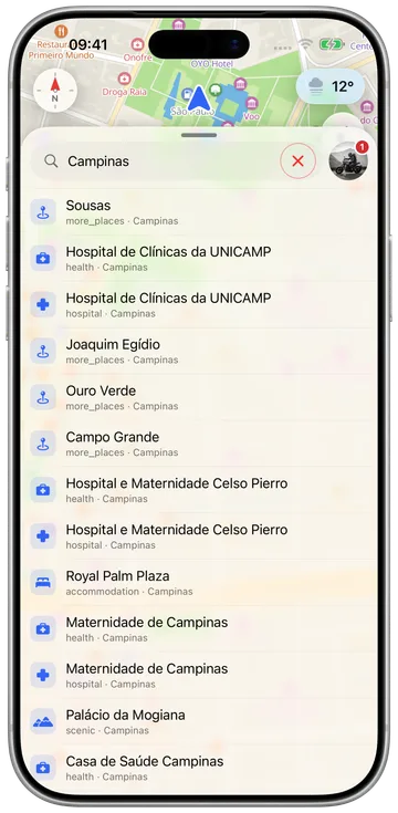Um pacote de país instalado no celular: mapas, rotas e dados de radar, offline